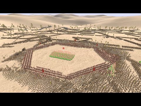 1000 ROMANS vs 11800 BEST EGYPTIAN UNITS - ROME: Total War (4K Gameplay)