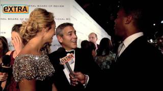 George Clooney and Rosie O'Donnell at National Board of Review Awards in NYC