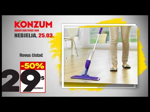 Nedjelja MEGA UŠTEDA u Konzumu! 25.03.2018.