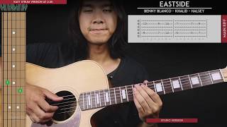 Eastside Guitar Cover Acoustic - Benny Blanco Halsey Khalid 🎸 |Tabs + Chords|