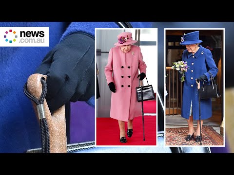 Queen struggling to walk after year from hell