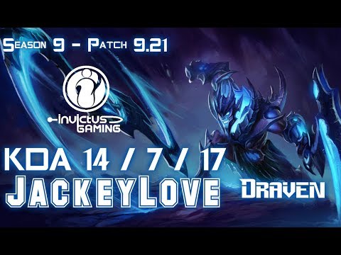 IG Jackeylove DRAVEN vs YASUO ADC - Patch 9.21 EUW Ranked