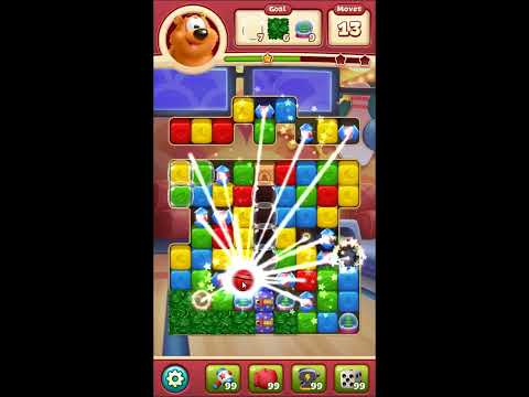 Toon Blast Level 6687 - NO BOOSTERS 🐻🐺🐱 | SKILLGAMING ✔️