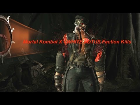 Mortal Kombat X - WHITE LOTUS Faction Kills