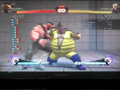 Catch reversal back dash by optionselect ultra (Rufus vs Zangief)