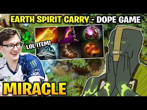 Miracle Earth Spirit LOL ITEM! MID CARRY DOPE AF GAME!