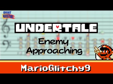 Enemy Approaching on Giant Mario Paint