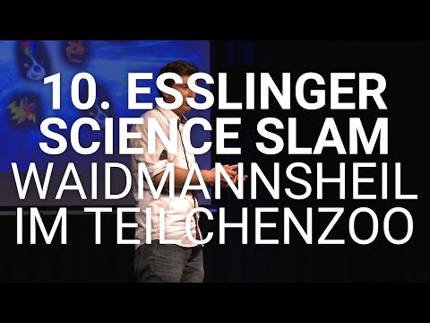 Jochen Jens Heinrich "Waidmannsheil im Teilchenzoo" 10. Esslinger Science Slam