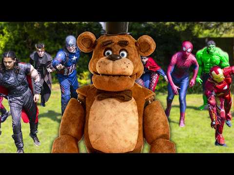 Superheroes VS Five Nights at Freddy's 2!