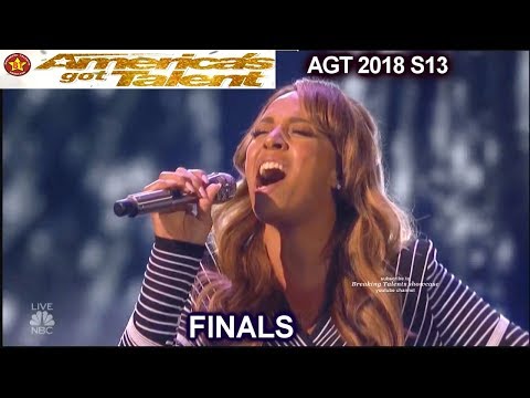 Glennis Grace sings “Run” ABSOLUTELY SENSATIONAL | America's Got Talent 2018 Finale AGT