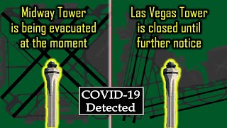 [閒聊] 美國兩機場塔臺因管制員確診而暫時撤離