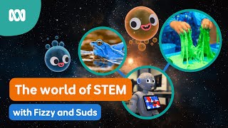 Let's learn about science together! 🫧🪐🤖 | Fizzy & Suds | ABC Kids