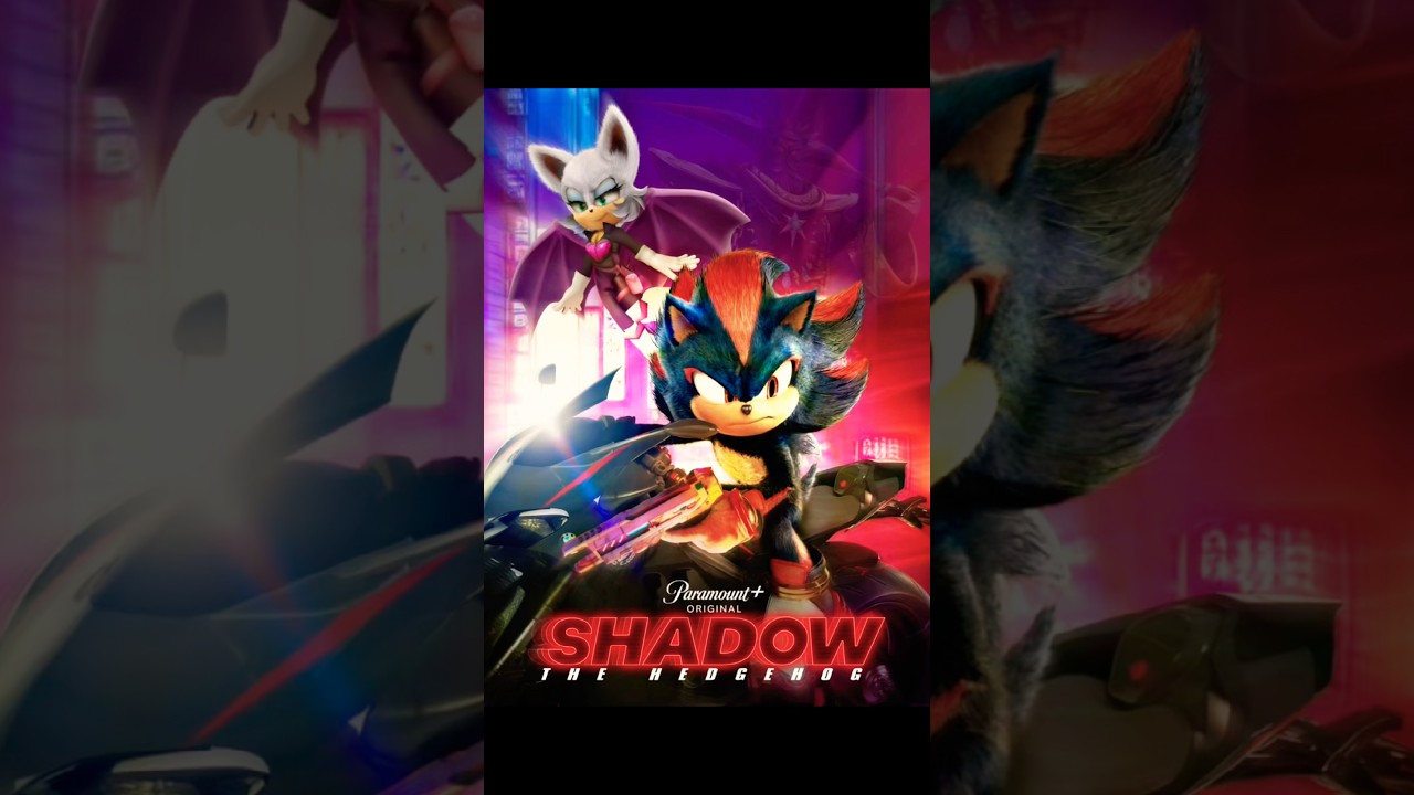 Making A Custom SHADOW  Spin-Off Poster! #shadowthehedgehog #shinsonic #soniccollection