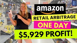 I Sourced $5929 of Profit in ONE DAY Doing Amazon Retail Arbitrage