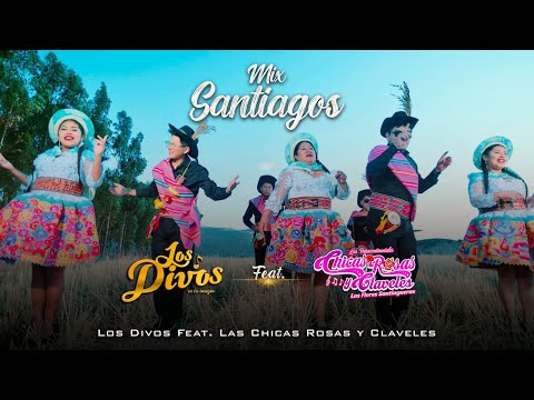 MIX SANTIAGOS - LAS CHICAS ROSAS Y CLAVELES FT. LOS DIVOS (VIDEO OFICIAL) Santiago 2025