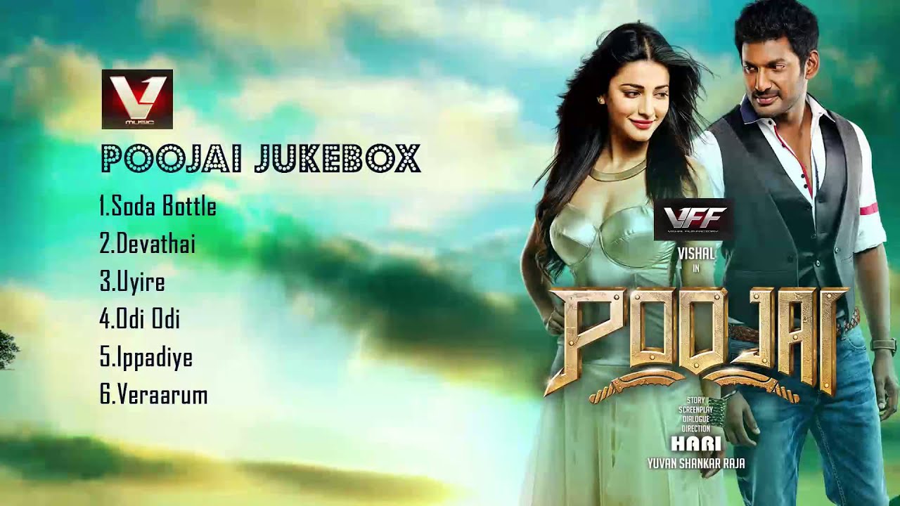 Odi Odi Lyrics  | Poojai | Vishal, Shruti Haasan | Palakkad Sriram | Yuvan Shankar Raja