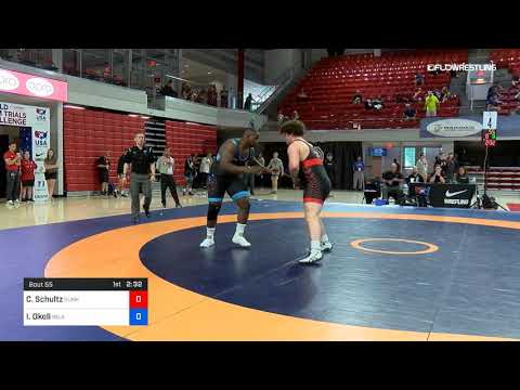 130 Kg Quarterfinal Cohlton Schultz Sunkist Kids Wrestling Club Vs Ike Okoli Inland Northwest Wres