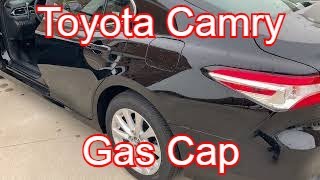 2020 Toyota Camry - How to Open Gas Fuel Cap Door