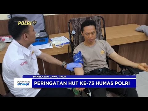 DONOR DARAH POLRES PAMEKASAN
