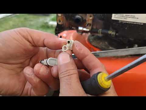 Cortadora de pasto arranca y se para