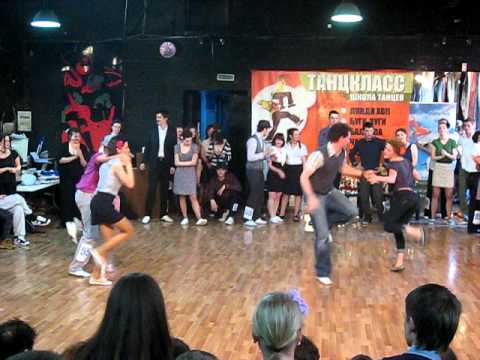 21 Lindy Hop Main Class Semi-final - Heat 2 Song 3 at Russian Open 2011
