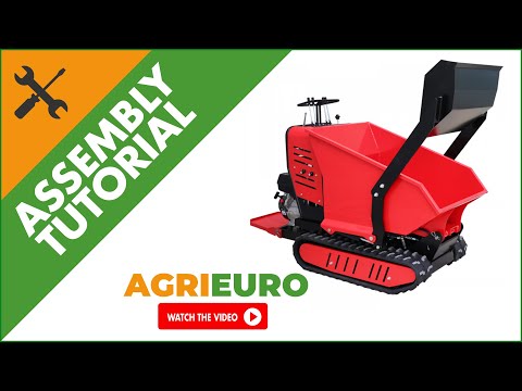 AMA TAG500TDH Tracked Power Barrow - Hydraulic Dumper Barrow 500 Kg - Assembly tutorial