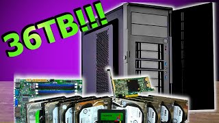 36TB Budget NAS Server Build Unraid Build Guide