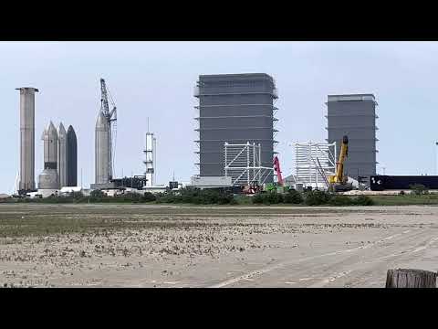 Prepare High Bay Walls, Looking east, SpaceX Build Site, May 7, 2024
