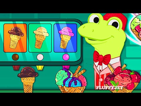 Ice Cream Song "Everybody Loves Ice Cream" + Chocolate Cake Song & Play Doh Fun for Kids