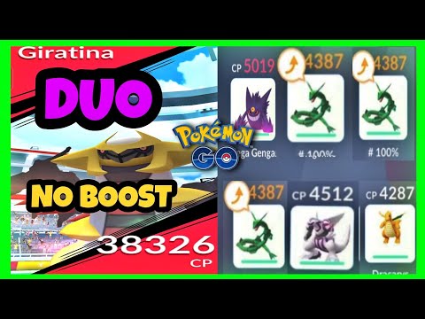 Giratina Raid Duo (no weather boost) | Tier 5 Raid Boss in Pokemon go