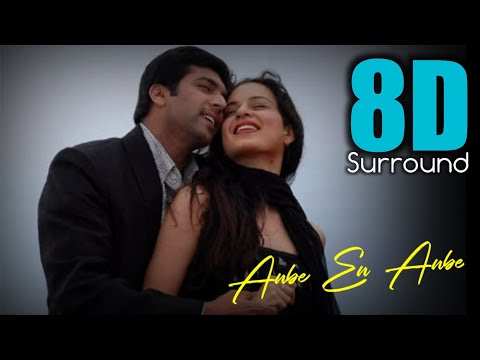 Anbe En Anbe 8D - Dhaam Dhoom | Jayam Ravi | Lakshmi Rai | Harish Jayaraj | 8D SONIC