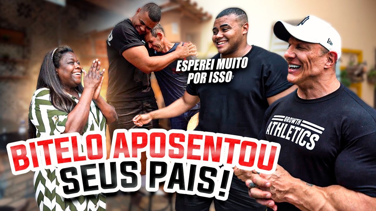 BITELO APOSENTOU SEUS PAIS E FICOU EMOCIONADO