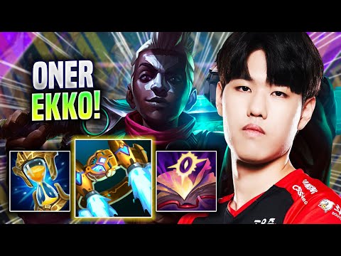 ONER IS INSANE WITH EKKO! - T1 Oner Plays Ekko JUNGLE vs Rek'sai! | Season 2022