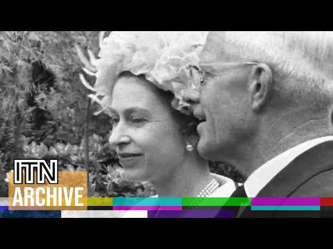 A Young Queen and Prince Philip Attend Chelsea Flower Show (1967)