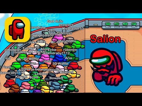 Among Us, but with 1 MILLION SEEKERS in AIRSHIP - HIDE n SEEK Mode