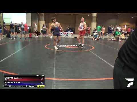 195 Lbs Cons. Round 3 - Liam Daniels, OK Vs Carlos Alvarado, OK E63c