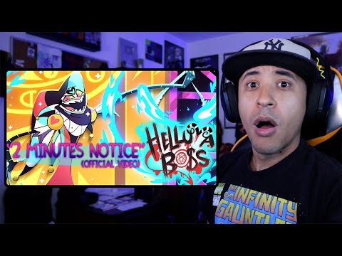 2 MINUTES NOTICE -(OFFICIAL VIDEO) // HELLUVA BOSS | Reaction
