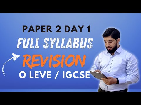 FULL SYLLABUS REVISION & PAST PAPER |O LEVEL / IGCSE  | By Mym