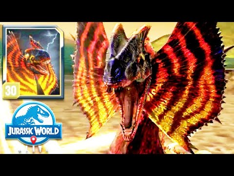FIGHT vs MAXED LEVEL 30 APEX REFRENANTUM (JURASSIC WORLD ALIVE)