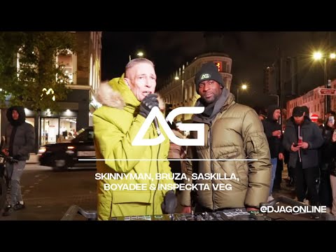 Skinny Man, Bruza, Boyadee, Saskilla & Inspeckta Veg live aus King's Cross | DJ AG