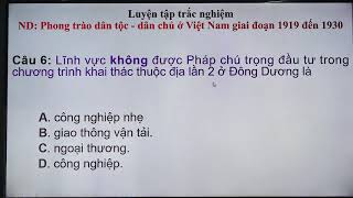 Trắc nghiệm Lịch Sử 12 Bài 14 (có đáp án): Phong trào cách mạng Việt Nam 1930-1945