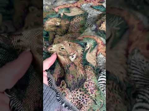 Žakardinis gobelenas Safari gyvūnai pristatymas per 1-4 d.d.