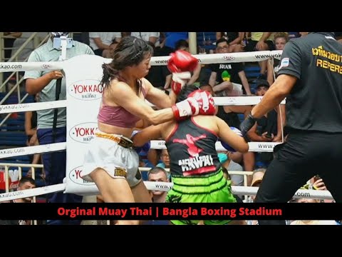 Women Muay Thai: Ammy 🇨🇳 Bangtao Muay Thai Vs Mali Pech 🇹🇭 S. Sean Ae | Original Muay Thai
