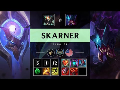 Skarner Jungle vs Rek'Sai - NA Challenger Patch 25.16
