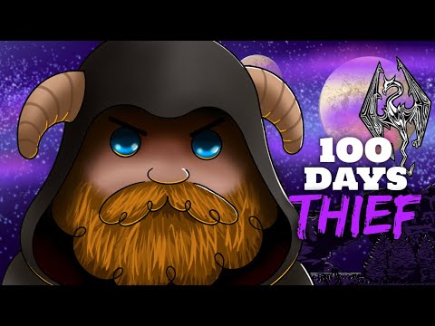 I Spent 100 Days In Skyrim Legendary Difficulty Becoming A Master Thief (Skyrim Movie)