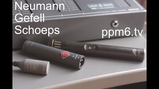 Video thumbnail for Neumann Schoeps Gefell - Hypercardioid Heaven - KM185 CCM41 M210 German Genius by ppm6.tv