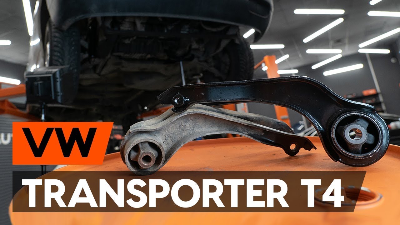 Kuidas vahetada VW Transporter T4 taga-mootoripadja – õpetus