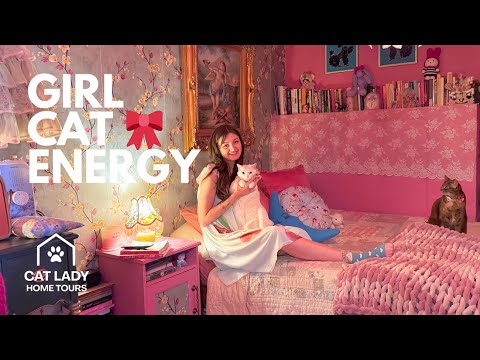 Tiny Fort Greene Cat Palace: Vintage Trinkets + Princess Cats | Cat Lady Home Tour