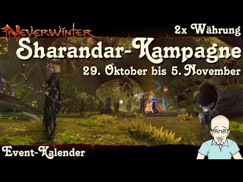 NEVERWINTER: Event-Kalender 2x Währung Sharandar - 29. Oktober bis 5. November 19 Uhr - PS4 deutsch