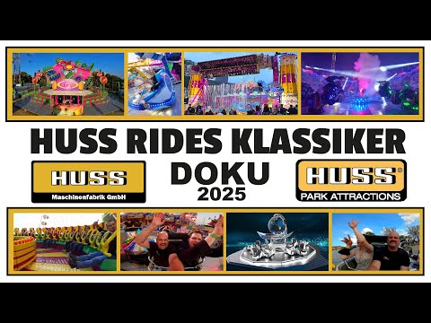 DOKU 2025 Huss Rides Classic Fairground Rides and more, Huss Park Attractions